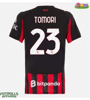 AC Milan Fikayo Tomori #23 Hemmatröja Kvinnor 2025-26 Kortärmad